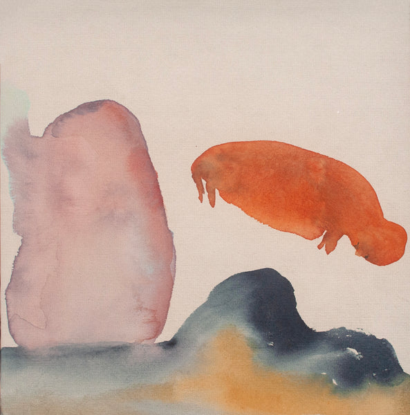 Orange Manatee print